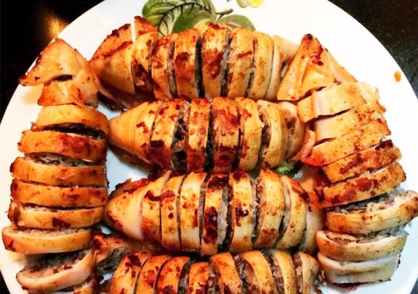 Cách làm mực nhồi thịt chiên giòn ngon cực hấp dẫn