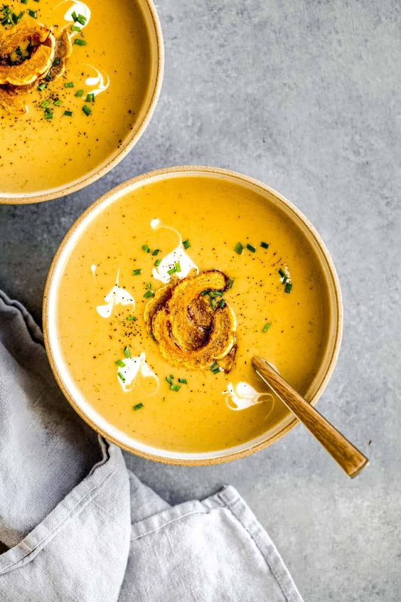 Ngon mê ly với công thức cách nấu súp bí đỏ kiểu Âu