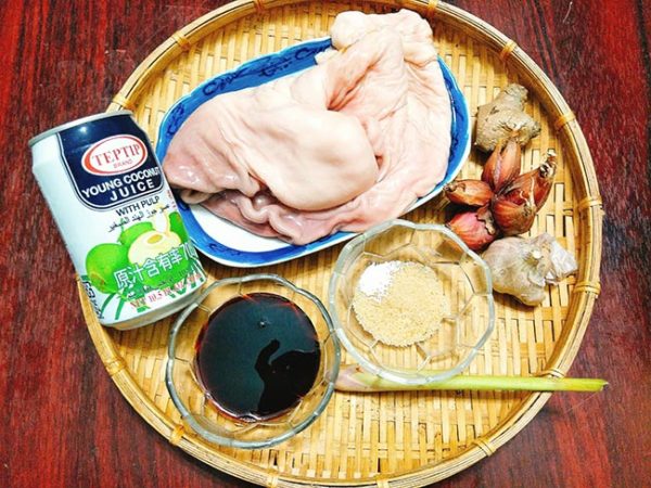 Cách làm dạ dày om nước dừa siêu thơm ngon và lạ miệng