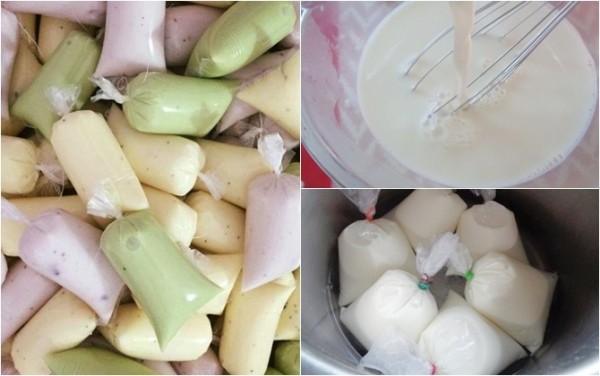 Cách làm kem sữa chua, kem sữa dừa ngay tại nhà