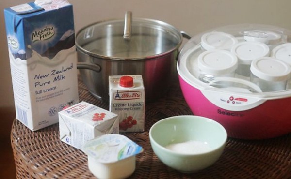 Cách làm kem sữa chua, kem sữa dừa ngay tại nhà