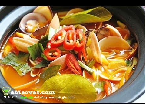 Cách làm nghêu hấp thái ngon không thể tả nổi