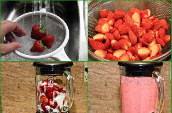 Cách làm sinh tố dâu chua dịu dễ uống cho mùa hè