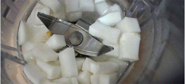 Cách làm sinh tố dừa, cách xay sinh tố dừa mát lành