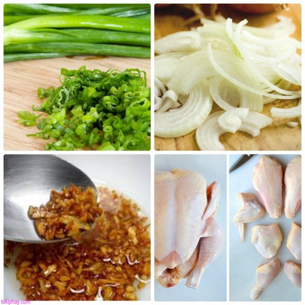 Gà hấp muối, hấp hành thơm mềm ngon ngọt thịt