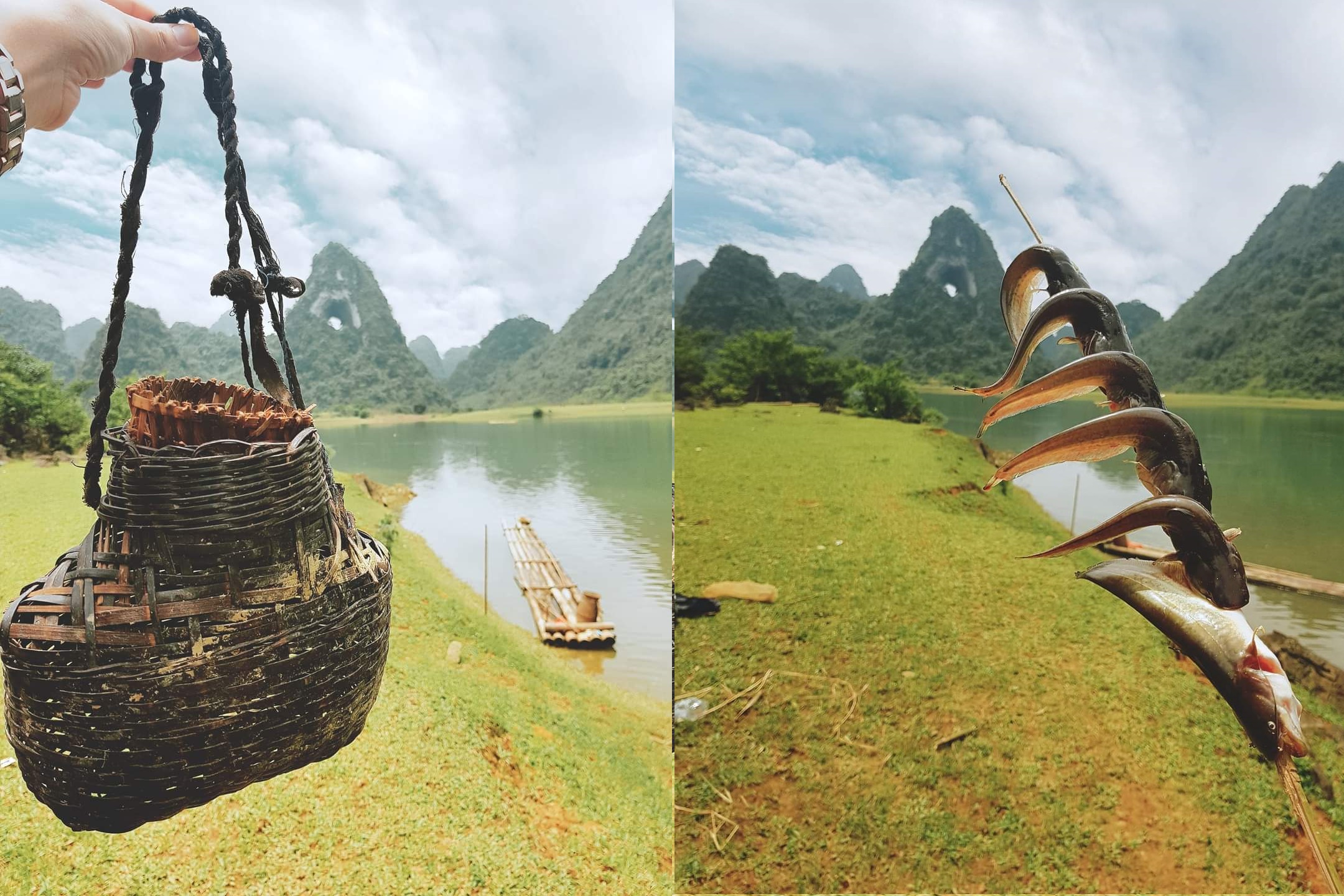 Độc đáo hồ nước biến mất vào mùa khô ở Cao Bằng