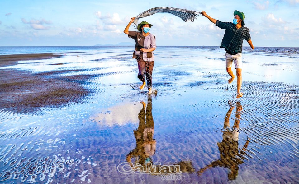 Khám phá Cồn cát mới ở Mũi Cà Mau