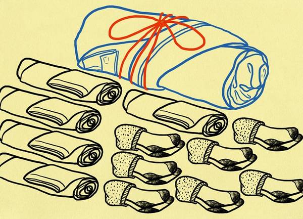 Tuyệt chiêu xếp hành lý kiểu nhà binh