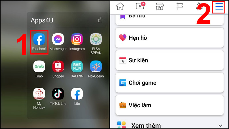 Cách bật, tắt Dark Mode Facebook và Facebook Lite trên điện thoại