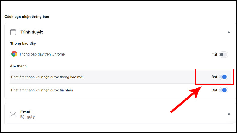 Cách tắt, bật âm thanh thông báo trên Facebook đơn giản nhất