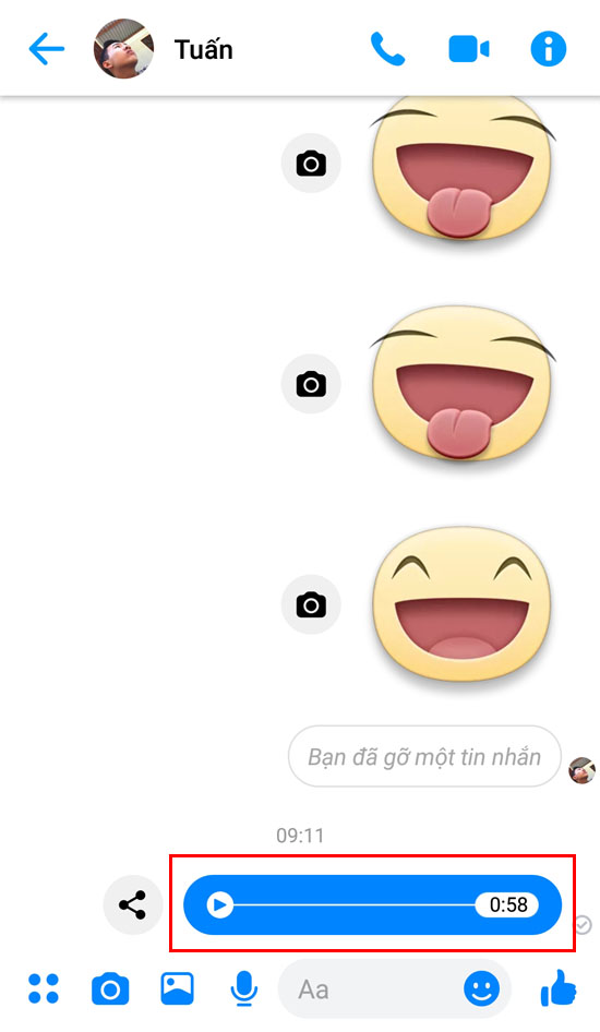 Cách nghe nhạc MP3 trực tiếp trên Facebook Messenger