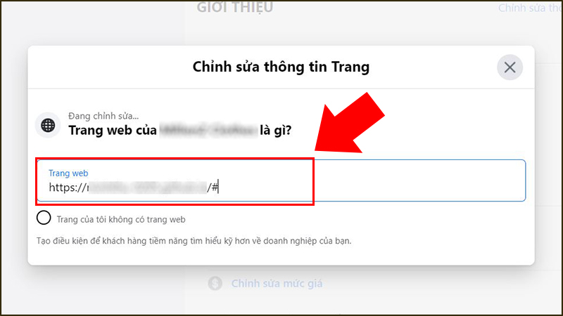 Cách chèn liên kết website vào Fanpage Facebook của mình cực dễ