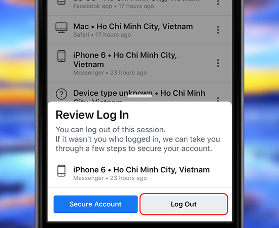 Cách đăng xuất Facebook Messeger nhanh nhất