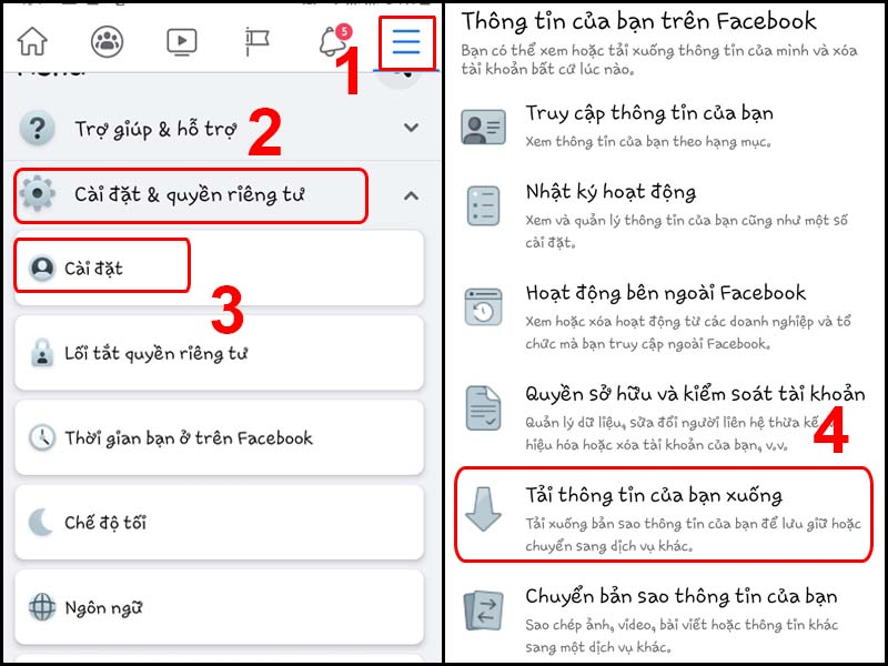 Liên kết 2 tài khoản Facebook được không? Cách lưu dữ liệu Facebook cũ