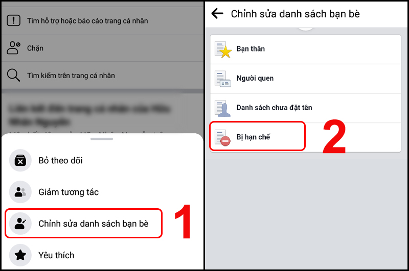 Danh sách hạn chế trên Facebook là gì? Cách thêm, xóa khỏi danh sách