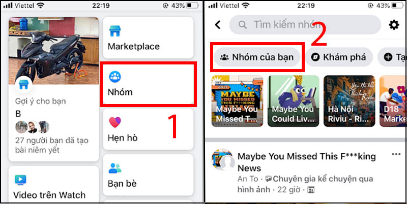 Cách xem bài viết mới nhất, gần đây nhất trong các hội nhóm Facebook