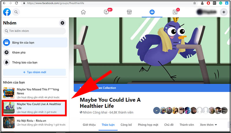 Cách xem bài viết mới nhất, gần đây nhất trong các hội nhóm Facebook