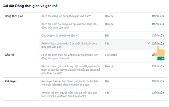 Cách chặn bình luận có “từ khóa” xấu trên Facebook