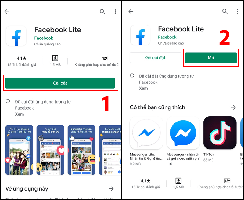Facebook Lite là gì? So sánh giao diện Facebook Lite và Facebook