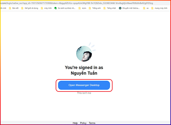 Facebook Messenger bản Beta dành cho Windows 10