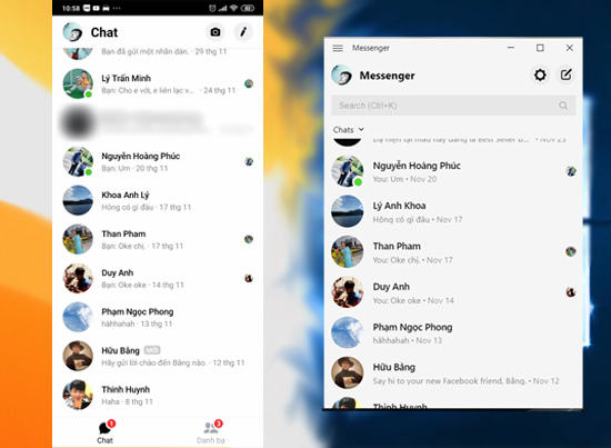 Facebook Messenger bản Beta dành cho Windows 10