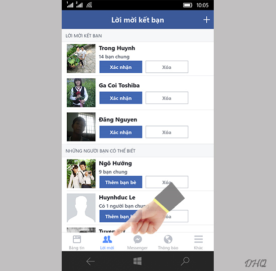 Tải ứng dụng Facebook chính chủ trên Windows Phone 10