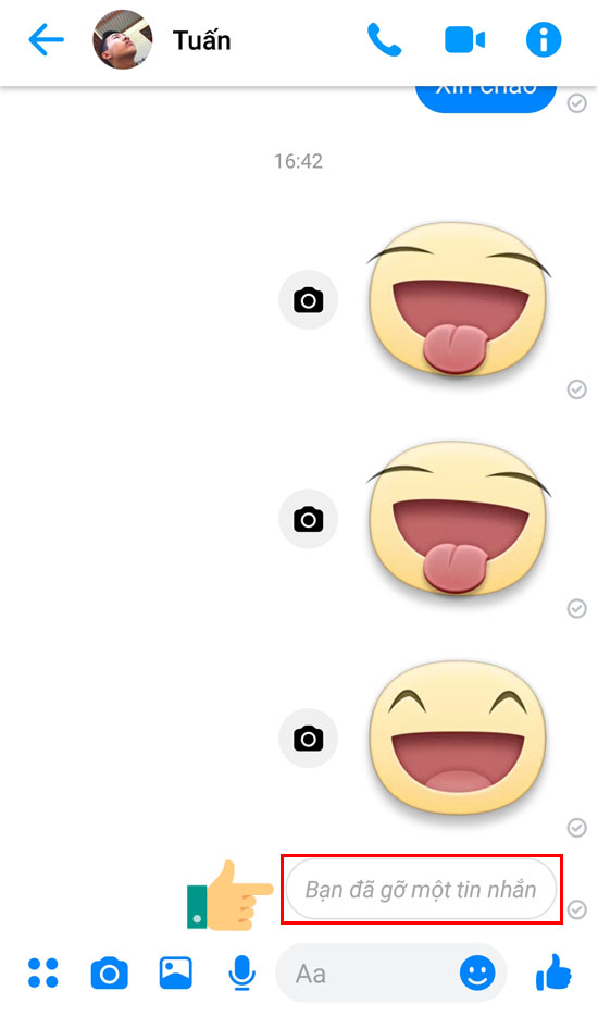 Cách gỡ tin nhắn trên Facebook Messenger