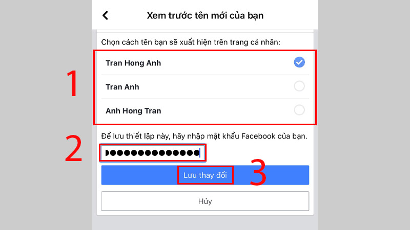 Hướng dẫn cách đảo tên trên Facebook siêu đơn giản, thành công 100%