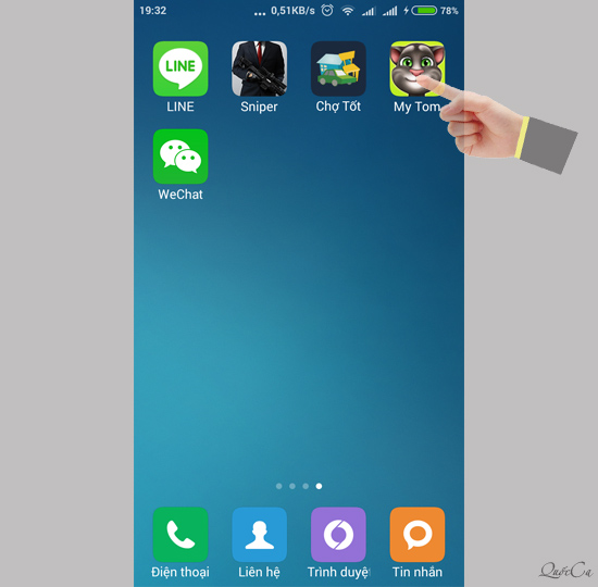 Kết nối facebook với My Talking Tom