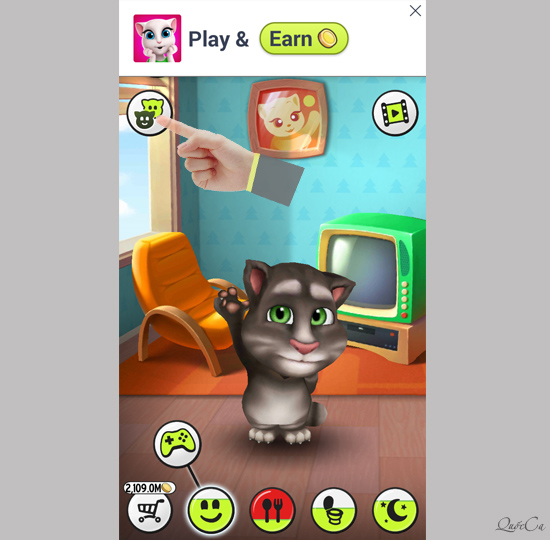 Kết nối facebook với My Talking Tom