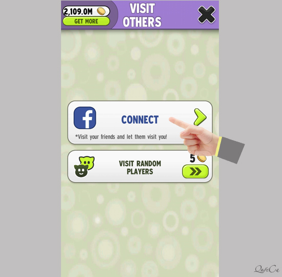 Kết nối facebook với My Talking Tom