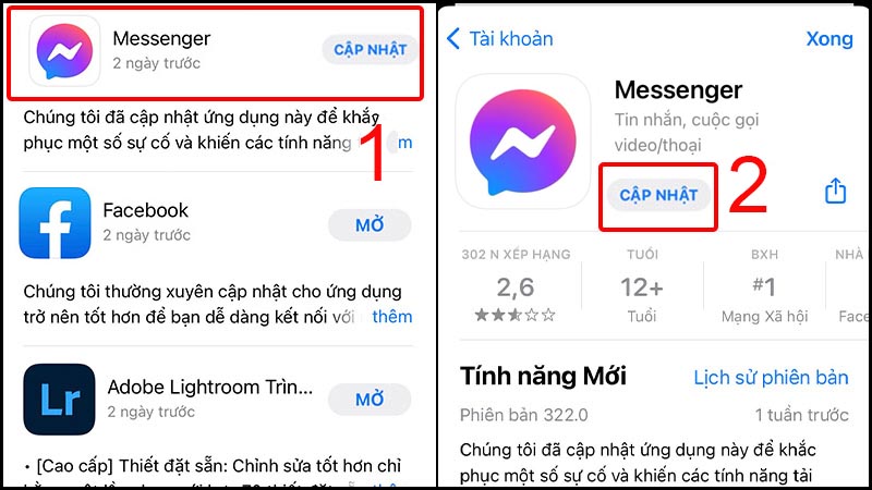 7 cách sửa lỗi Facebook Messenger bị lỗi, không vào được trên iPhone