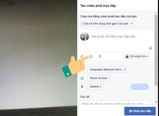 Hướng dẫn live stream trên Facebook trên máy tính