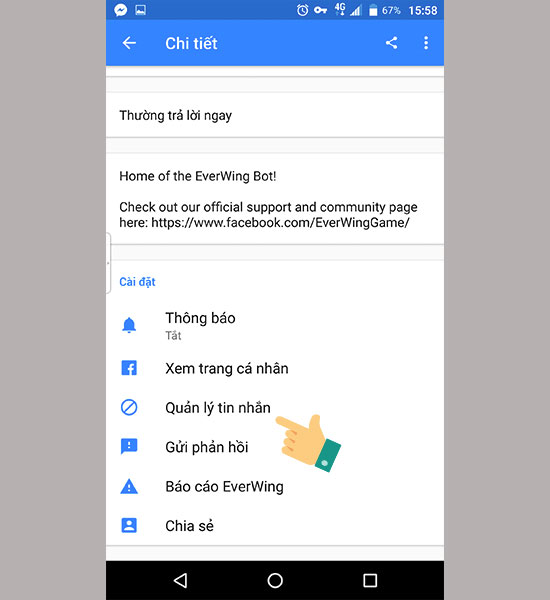 Tắt lời mời chơi game trên Facebook Messenger