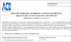 Hướng dẫn cách mở tài khoản ngân hàng ACB năm 2021