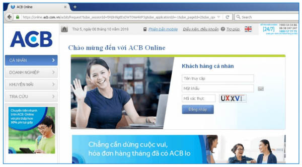 Hướng dẫn cách kiểm tra số dư tài khoản ngân hàng ACB