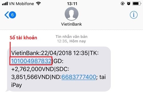 6 Cách tra cứu số tài khoản ngân hàng Vietinbank đơn giản