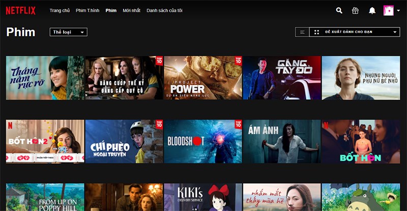 Các website xem phim bản quyền tại Việt Nam thay thế khi phimmoi.net bị chặn