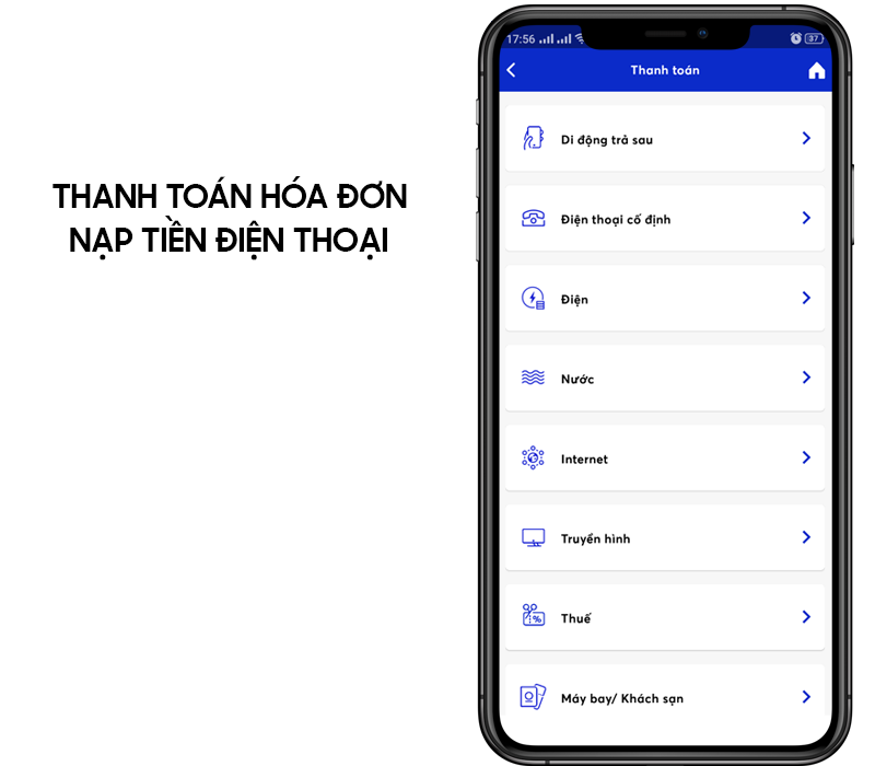 Ứng dụng MB Bank: Chuyển khoản miễn phí, thanh toán hóa đơn