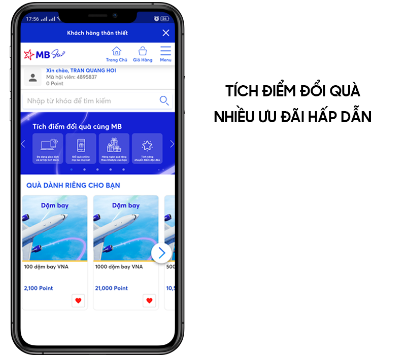 Ứng dụng MB Bank: Chuyển khoản miễn phí, thanh toán hóa đơn