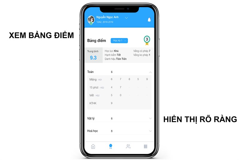 PINO - Sổ liên lạc online: Ứng dụng theo dõi tình trạng học tập của học sinh hiệu quả