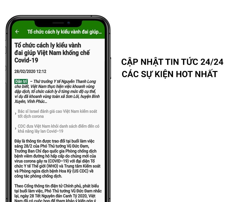 Ứng dụng Báo Dân trí - Dantri.com.vn: Cập nhật tin tức nóng hổi