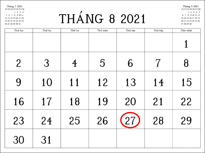 27/8 là ngày gì? Thuộc cung hoàng đạo gì? Có sự kiện nổi bật nào?