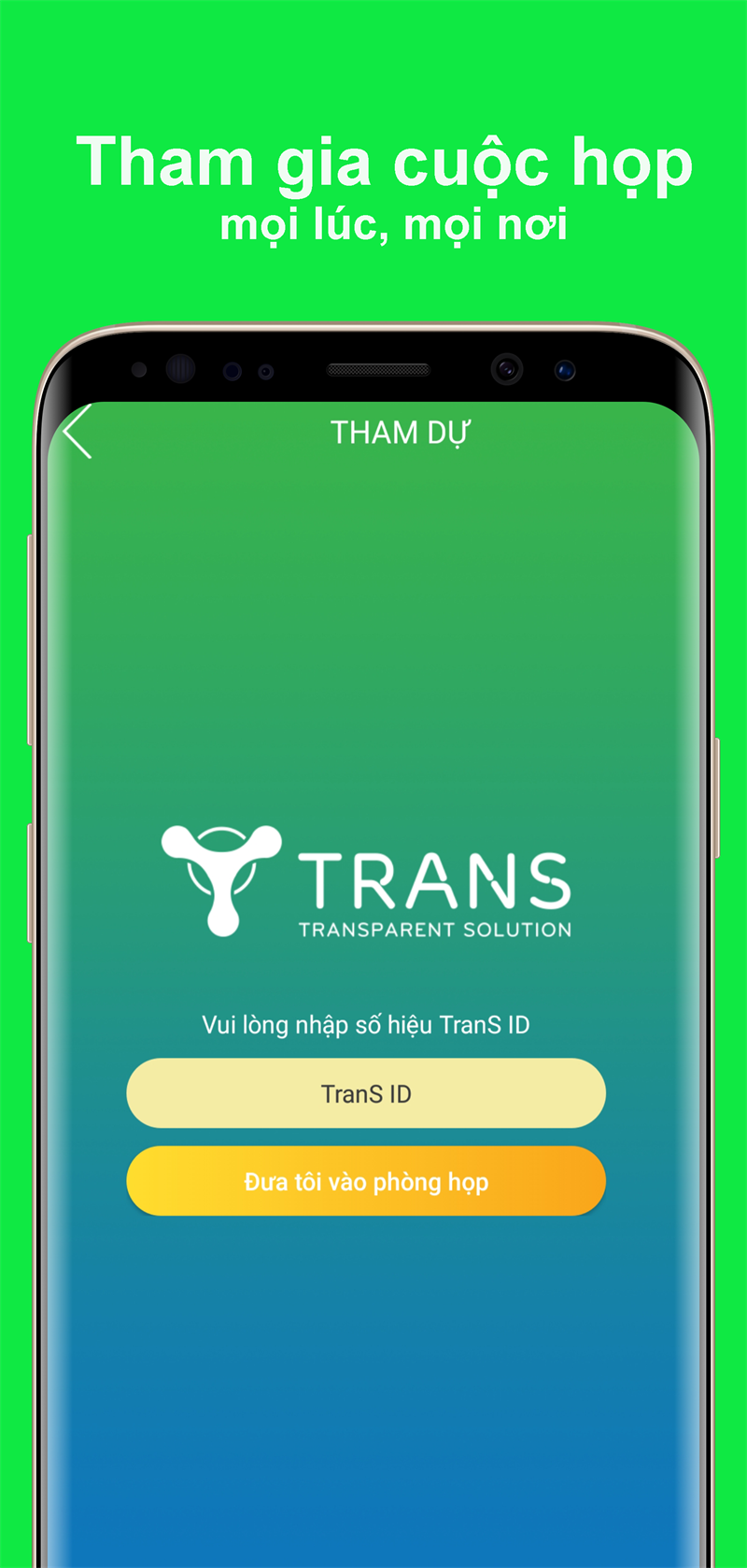 Trans - Ứng dụng, phần mềm họp, học trực tuyến miễn phí