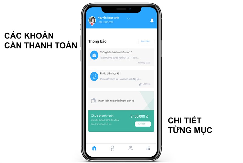 PINO - Sổ liên lạc online: Ứng dụng theo dõi tình trạng học tập của học sinh hiệu quả