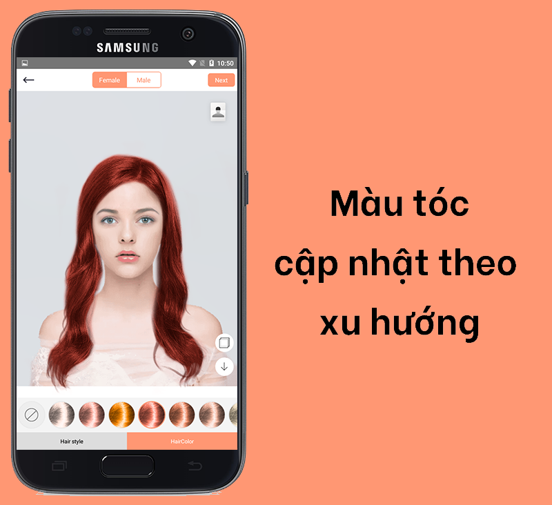Ứng dụng Thử Kiểu tóc Mới: Tạo mẫu tóc theo sở thích