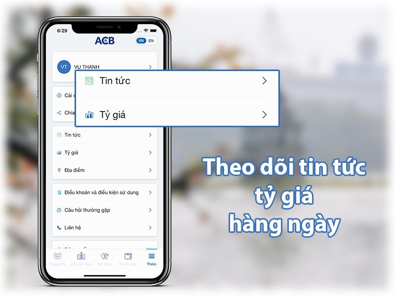 ACB - Online banking - Ứng dụng thanh toán online của ACB