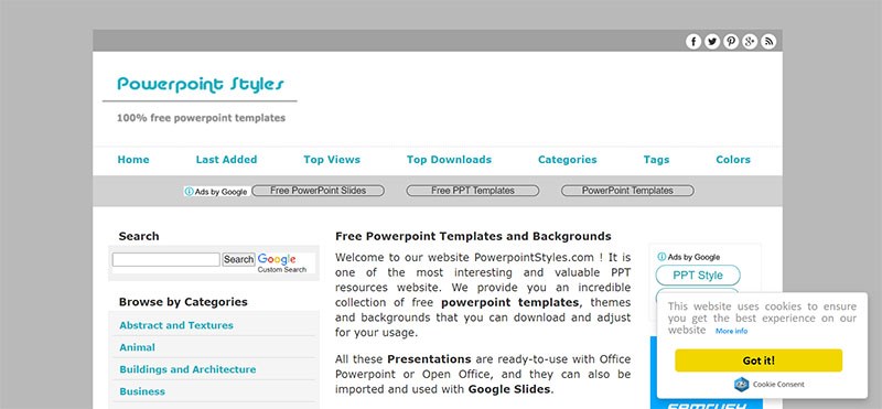 Top 12 trang web cung cấp mẫu template slide Powerpoint