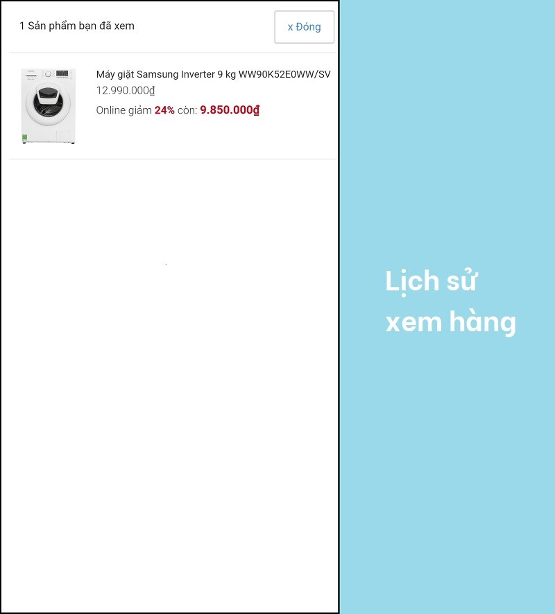 DienmayXANH: Ứng dụng mua hàng online của Điện máy XANH