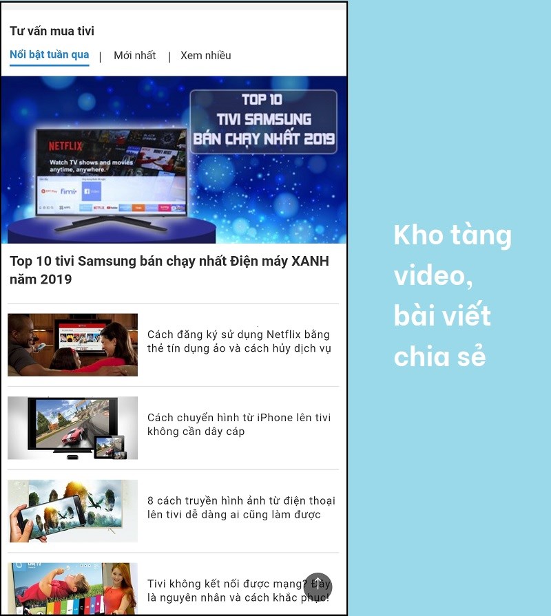 DienmayXANH: Ứng dụng mua hàng online của Điện máy XANH